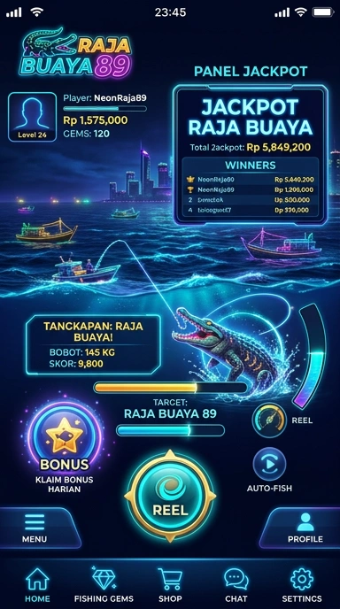ular288 — layar beranda